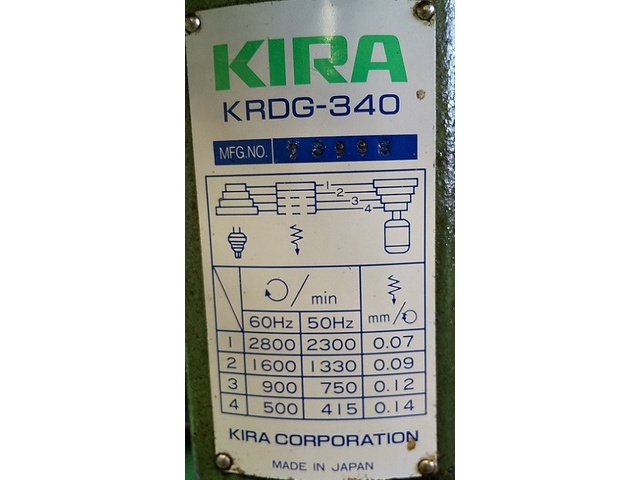 KIRA CORPORATION KRDG-340 Desktop Drilling Machine Image 2