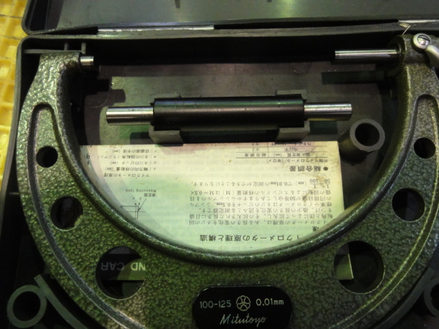 ミツトヨ OM-125 マイクロメーター（外側） の画像 3枚目
