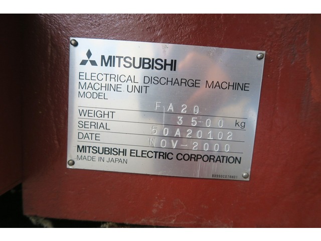 Mitsubishi Electric FA20 EDM (Wire) Image 6