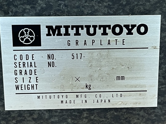 ミツトヨ 517-301 定盤・作業台 の画像 5枚目