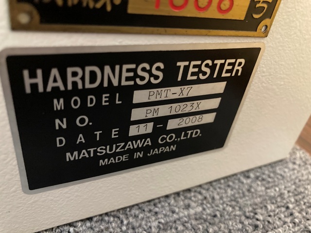 マツザワ MMT-X7 試験機 の画像 11枚目