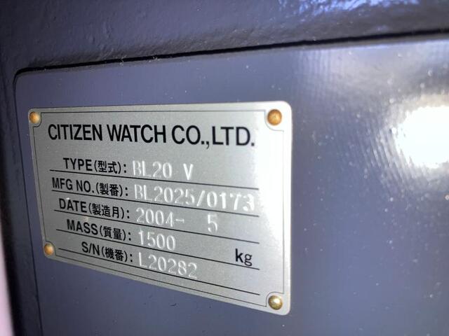 シチズン BL20V NCAuto-Lathe Image 2