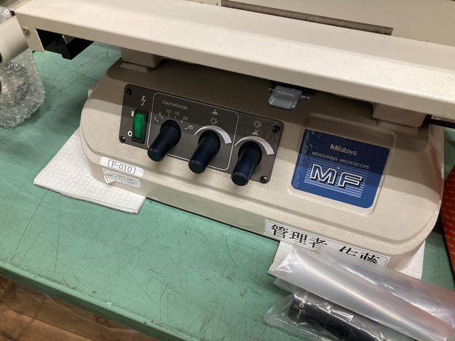 ミツトヨ MF-1030T 顕微鏡 の画像 3枚目