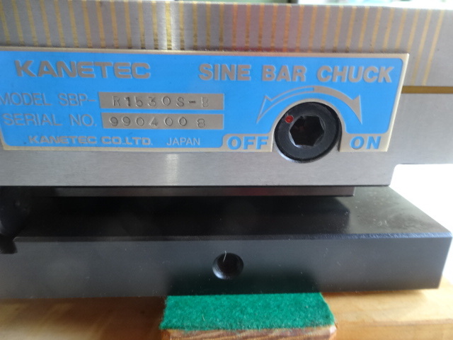 KANETEC SBP-R1530S-B Sine bar chuck Image 6