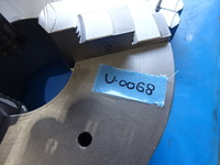 小林鉄工 9吋 旋盤チャック U-0068 の画像
