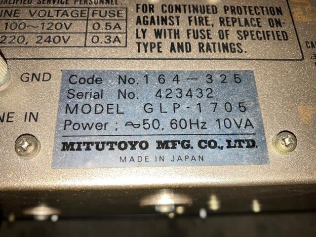 Mitutoyo GLP-1705(164-325) Others Image 2