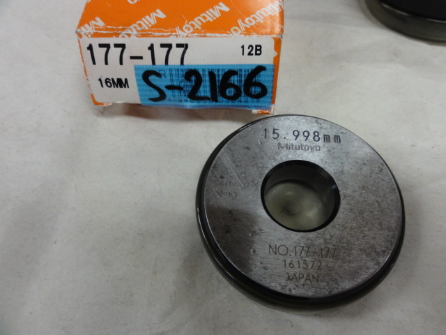 Mitutoyo 15.998 Ring Image 1
