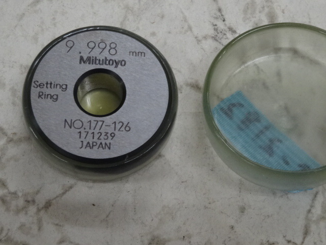 Mitutoyo 9.998 Ring Image 2