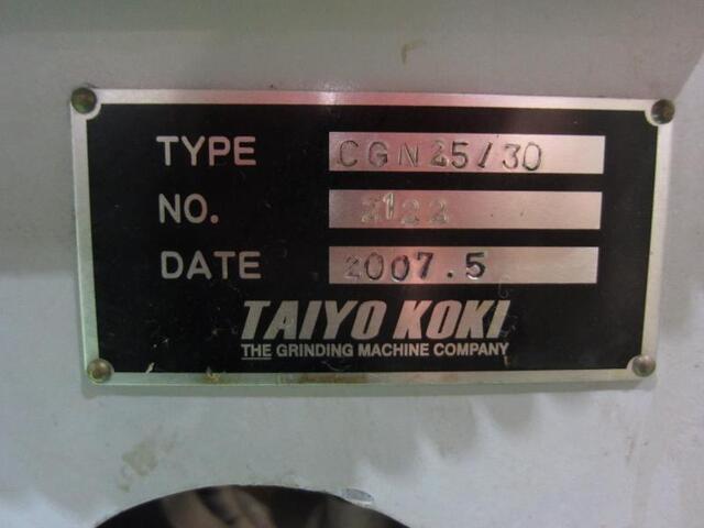 TAIYO KOKI CGN25/30 NC Cylindrical Grinder Image 2