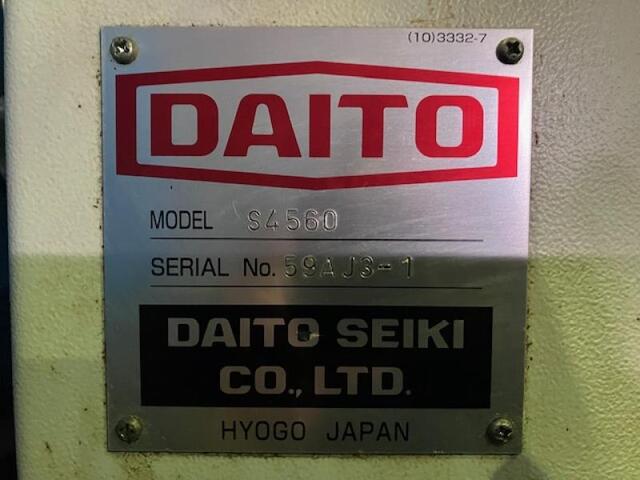 DAITO SEIKI S4560 Band Saw Image 2