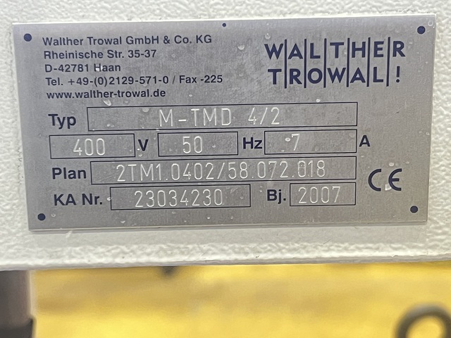 WALTHER TROWAL M-TMD4/2 Others Image 4