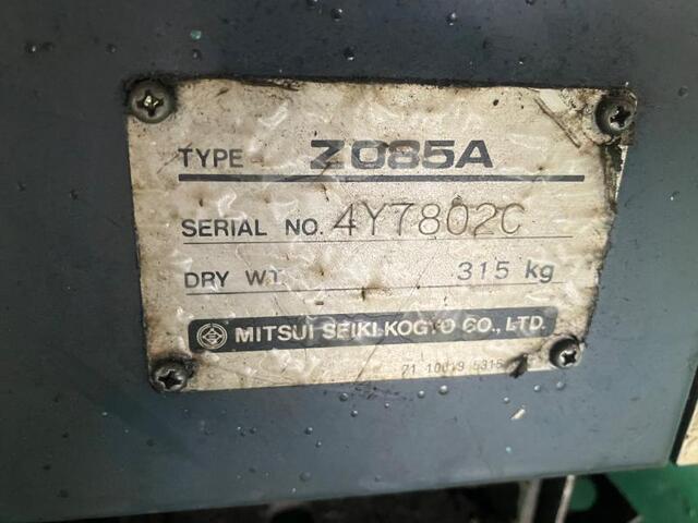三井精機工業 Z085A コンプレッサー の画像 2枚目