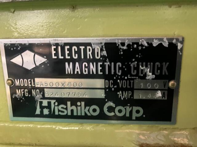Hishiko FA500x600 Magnet Chuck Image 2