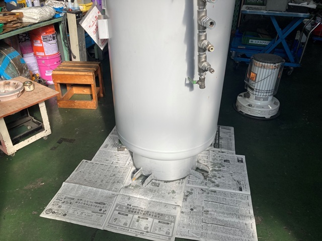 MEIJI AIR COMPRESSOR MFG 590L AirTank  Image 2