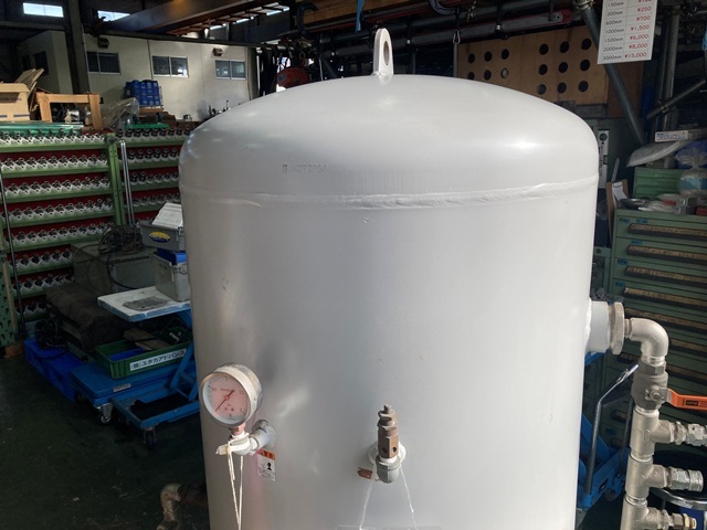 MEIJI AIR COMPRESSOR MFG 590L AirTank  Image 3