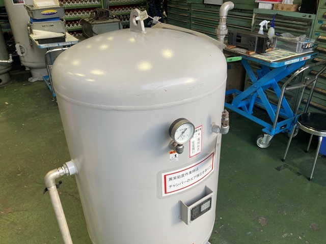 MEIJI AIR COMPRESSOR MFG 390L AirTank  Image 3