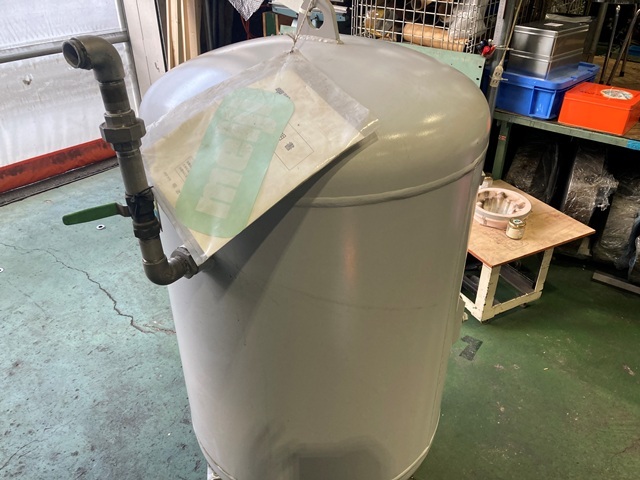 MEIJI AIR COMPRESSOR MFG 390L AirTank  Image 5