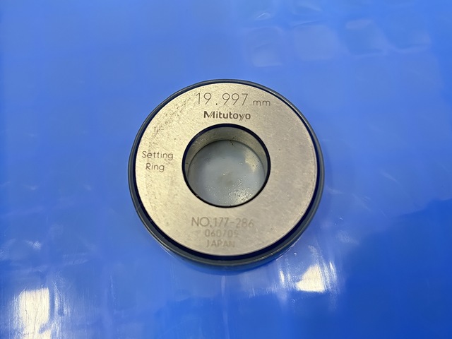 Mitutoyo Φ19.997 Ring Image 1