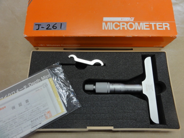 ミツトヨ DMS100-25 デブス の画像 1枚目