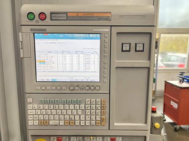 MORI SEIKI NHX 4000 -205 横型マシニングセンタ の画像 11枚目
