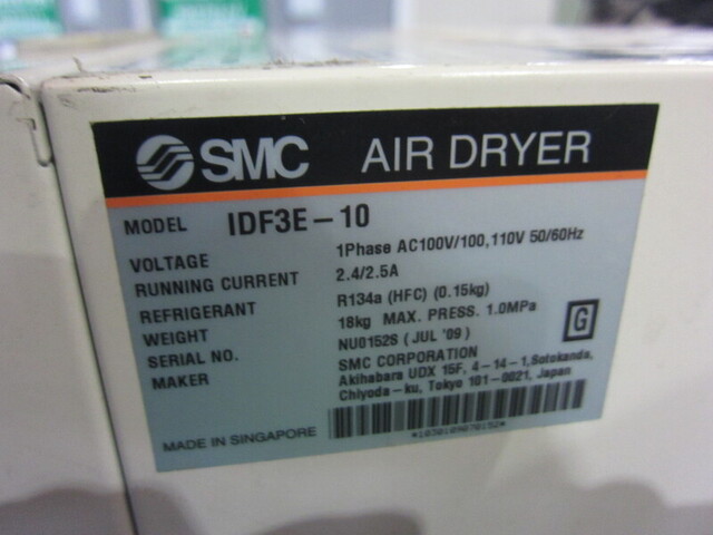 SMC IDF3F-10 その他工具・機器周辺機器関連 の画像 2枚目