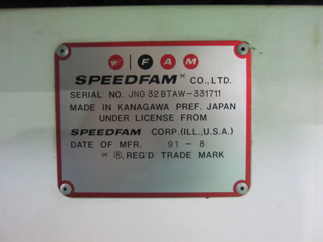 スピードファム(Speedfam) JNG32BTAW Lappers Image 2
