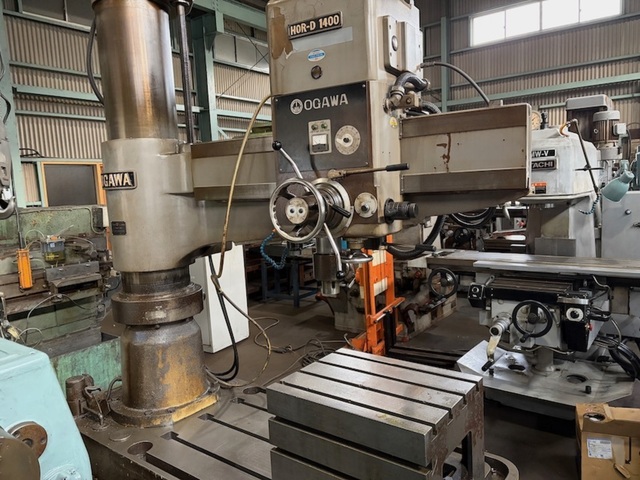 Ogawa Iron Works HOR-D1400 Radial Drilling Machine Image 2