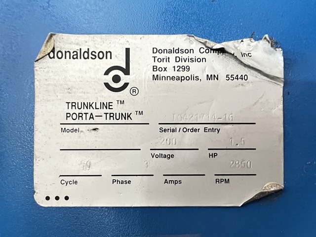Donaldson  Dust Collector Image 2