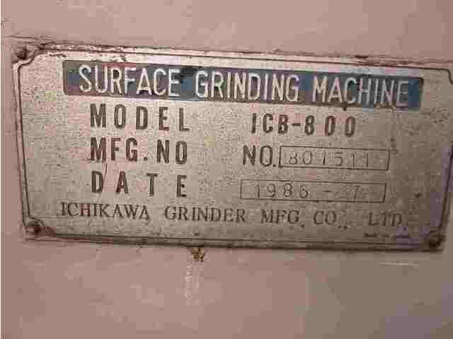 ICHIKAWA GRINDER MFG ICB-800 Rotary Grinder Image 2