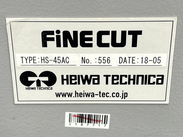 HEIWA TECHNICA HS-45AC Cutting Machine Image 6
