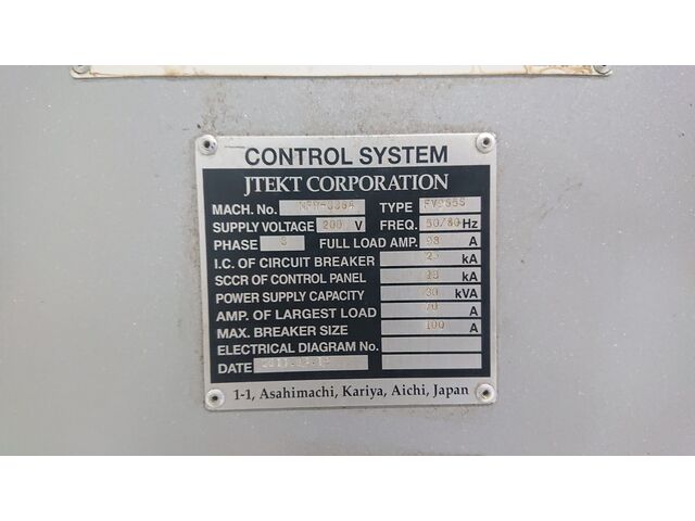 JTEKT FV965S Vertical Machining Center Image 9