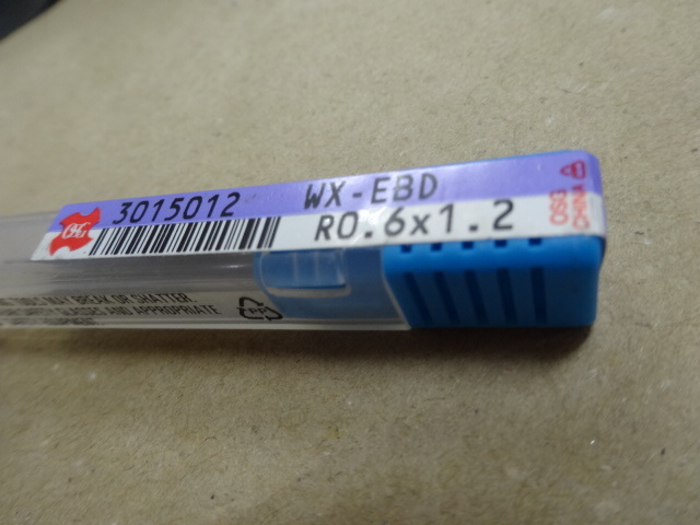 MA-0861 OSG WX-EBD（未使用品） 超硬ボールエンドミル（2枚刃） 不明