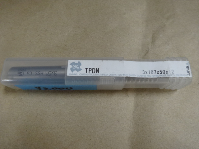 MA-0881 OSG TPDN(未使用品) テーパーミディアムエンドミル(2枚刃