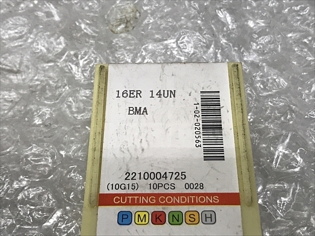 ISCAR 16ER 14UN BMA インサート・チップ の画像 2枚目