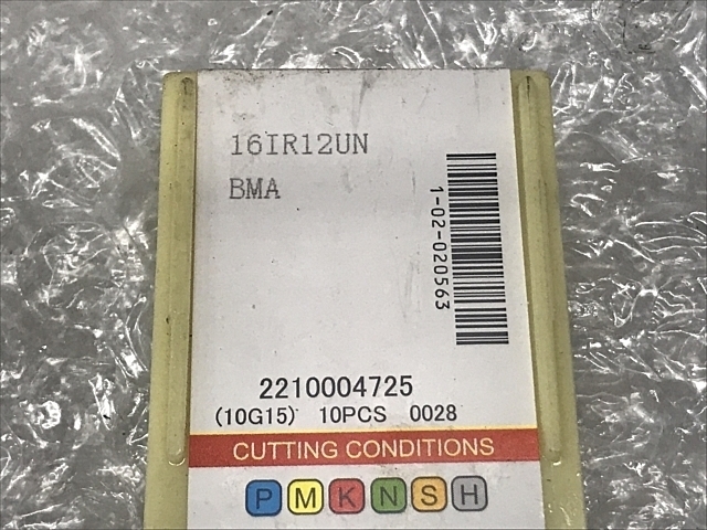 ISCAR 16IR 12UN BMA インサート・チップ の画像 2枚目