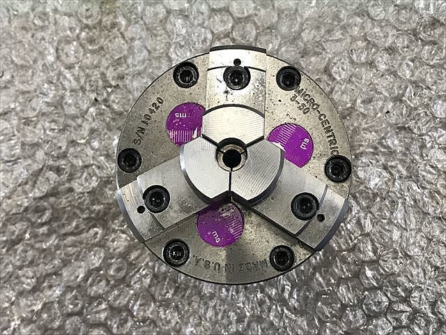 micro centric 3-50-3 旋盤チャック の画像 1枚目