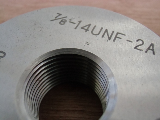 オヂヤセイキ 7/8-14UNF-2A リング の画像 5枚目