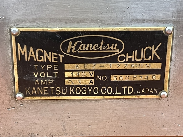 KANETEC KEZ-1225ⅡM Magnet Chuck Image 4