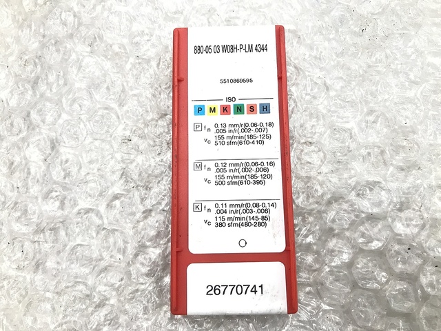 サンドビック 880-05 03 W08H-P-LM インサート・チップ の画像 2枚目