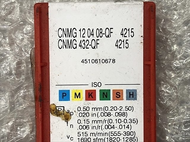 サンドビック CNMG 12 04 08-QF 4215 インサート・チップ の画像 2枚目