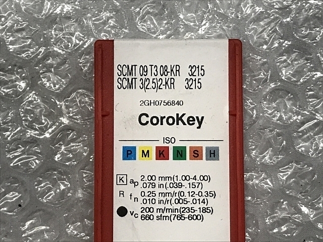 SANDVIK SCMT 09 T3 08-KR 3215 Insert Chip Image 2