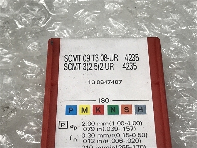 サンドビック SCMT 09 T3 08-UR 4235 インサート・チップ の画像 2枚目