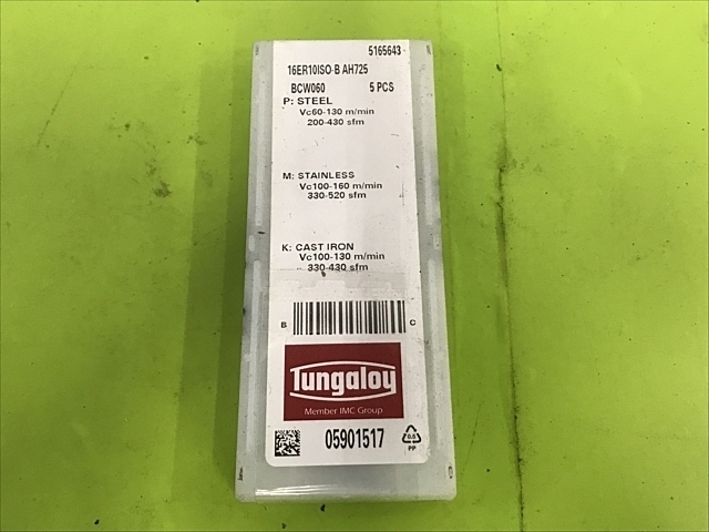 TUNGALOY 16ER10ISO-B AH725 Insert Chip Image 2