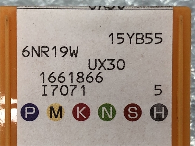 TUNGALOY 6NR18NPT UX30 Insert Chip Image 2