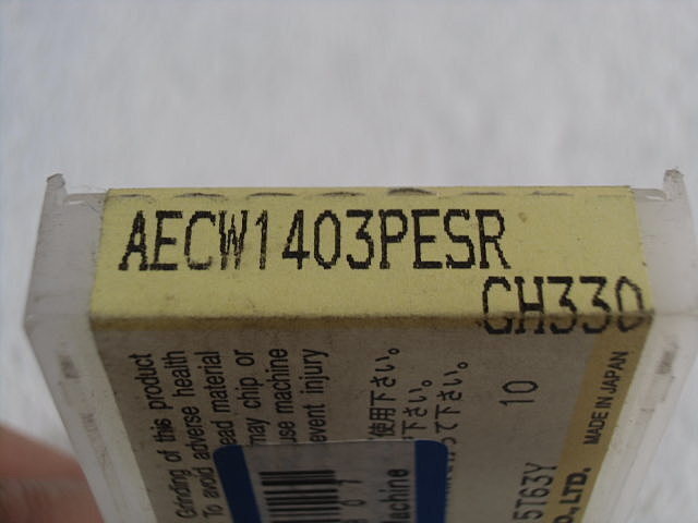 タンガロイ AECW1403PESR  インサート・チップ の画像 2枚目
