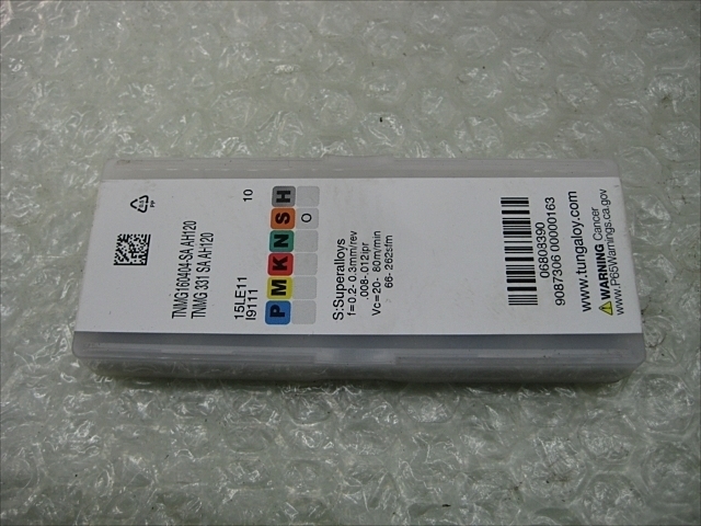 タンガロイ TNMG160404-SA AH120 インサート・チップ の画像 2枚目