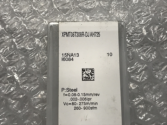TUNGALOY XPMT08T308R-DJ Insert Chip Image 2