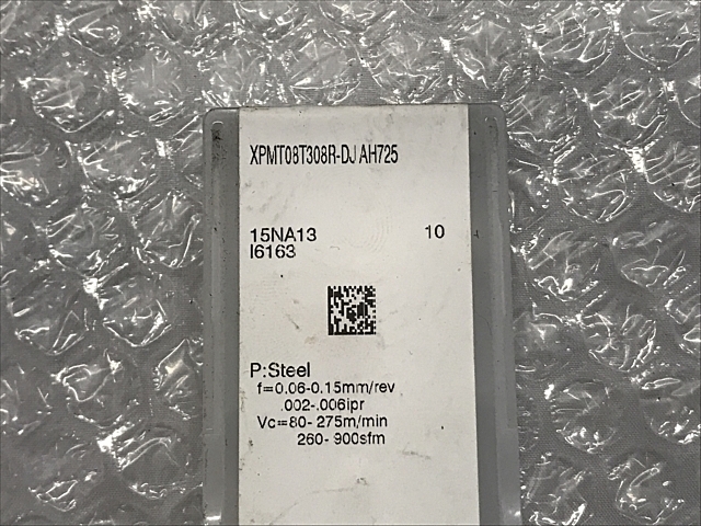 タンガロイ XPMT08T308R-DJ インサート・チップ の画像 2枚目