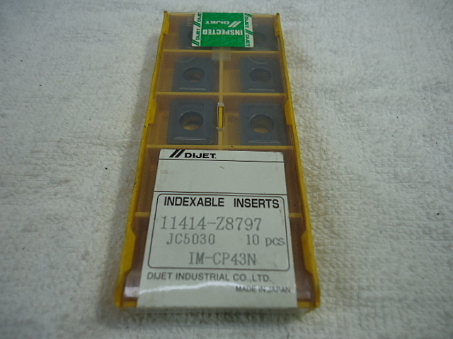 ダイジェット工業 IM-CP43N インサート・チップ の画像 1枚目