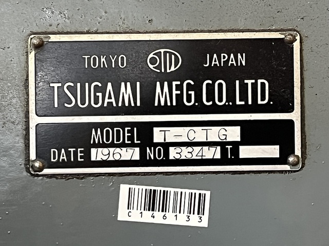 ツガミ T-CTG-3 工具研削盤 の画像 9枚目